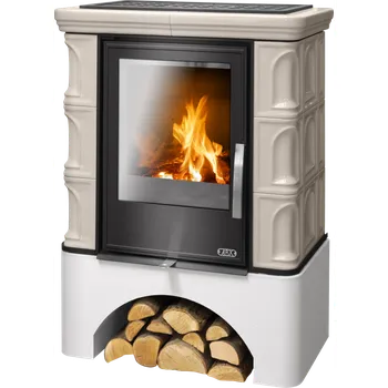 Krbová kamna ABX, spol. s.r.o. ABX Iberia KP I. černý korpus, opláštění kachle perle 7 kW