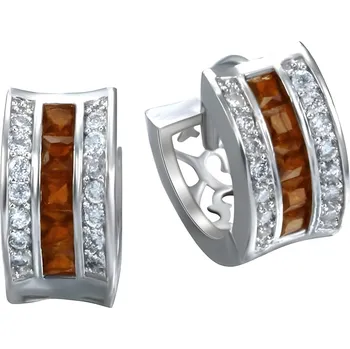 Náušnice IZMAEL Náušnice DI 2383 Str./Oranžová KP2383