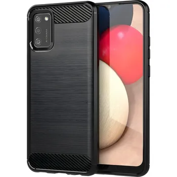 Pouzdro na mobilní telefon IZMAEL.eu Pouzdro Carbon Shield pro Samsung Galaxy A02s 4