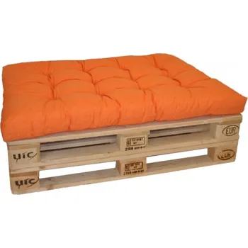 Podsedák Axin Trading s.r.o. Sedák na paletu 120x80 oranžový melír