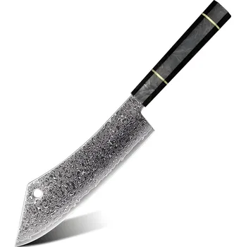 Kuchyňský nůž IZMAEL Damaškový kuchyňský nůž TS 37454 Cleaver/Černá 20.5 cm