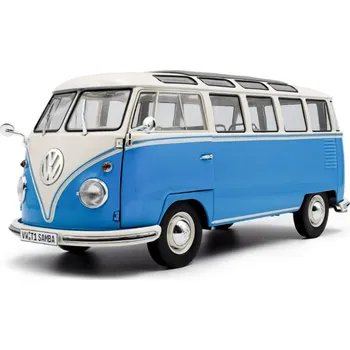 autíčko Volkswagen T1 Samba 1962 modro-bílá 1:18 Solido