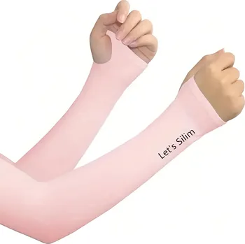 Cyklistické návleky Elastické rukávy - Ružová