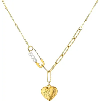 Náhrdelník IZMAEL Náhrdelník Big Sister Zlatá KP27303