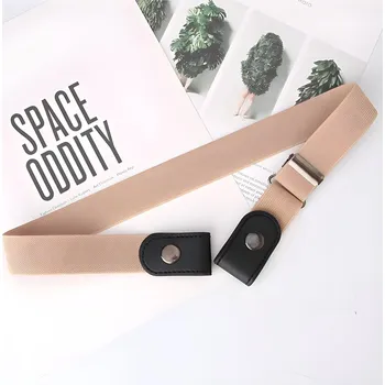 Opasek Elastický Opasek Světle hnědá