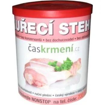 Krmivo pro psa Časkrmení Kuřecí stehna Časkrmení 800g 40ks