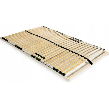 Postel Lamelový rošt 140x200 cm, buk/honey; 7 zón komfortu; Nastavitelné odpružení