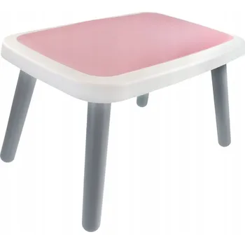 Konferenční stolek MOCHTOYS SKANDINÁVSKÝ STOLEK PRO DĚTI DO DĚTSKÉHO POKOJE RŮŽOVÝ