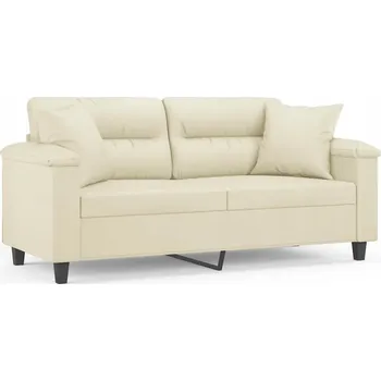 Pohovka Pohovka 170 x 77 cm umělá kůže béžová