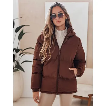 Dámská bunda DSTREET HNĚDÁ XL