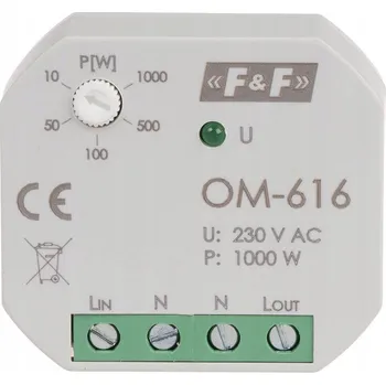 Bezpečnostní kamera F&F Omezovač výkonu do krabičky OM-616