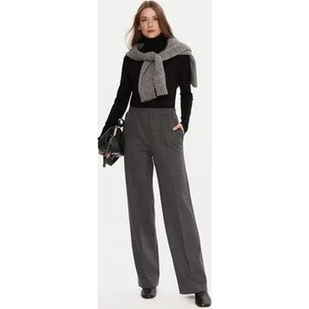 Weekend Max Mara Kalhoty z materiálu Zelma 2525786042 Šedá Regular Fit M