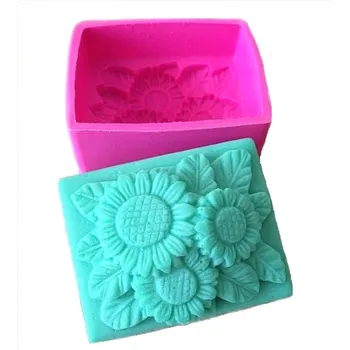Mýdlo Silikonová forma na mýdlo SLUNEČNICE VI.