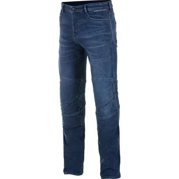 Moto kalhoty Kalhoty DAIJI DENIM kolekce DIESEL JEANS, ALPINESTARS (sepraná modrá) 38