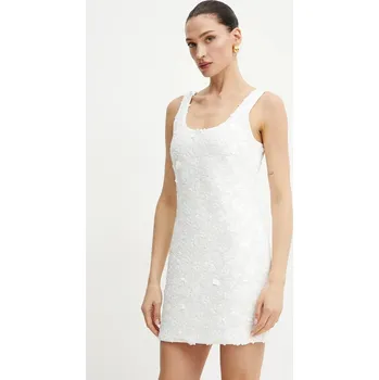 Dámské šaty Šaty MICHAEL Michael Kors bílá barva, mini, MS582XYHHS 00X, vel. L