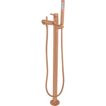 Vodovodní baterie SEINA - Vanová baterie do podlahy, Zlatá růžová - kartáčovaná SE949.5ZRK, RAV Slezák