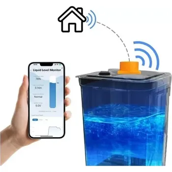 Zigbee ultrazvukový senzor hladiny vody Tuya (Ultrasonický detektor a monitor hladiny vody Zigbee)