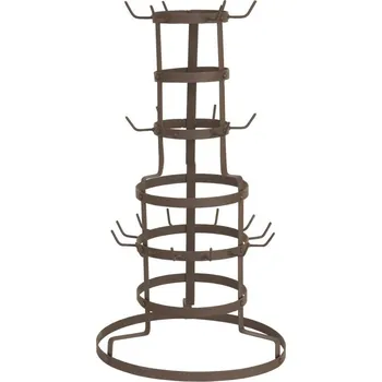 Věšák Clayre & Eef - Kovový stojan na hrníčky 4Y0312