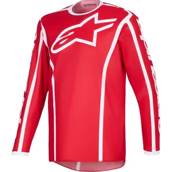 Moto bunda Dres FLUID APEX, ALPINESTARS (červená/bílá) 2026 L