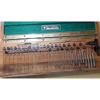 Měřící drátky k přesnému měření závitů, Zbrojovka, ČSN 254610.1. Nové (Nové. Níže větší foto. Níže kliknutím na obrázek miniaturu zvětšíte.)