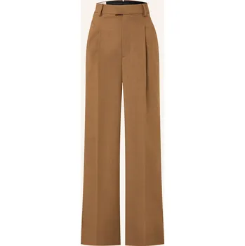 Dámské kalhoty Ami Paris Dámské Marlene Kalhoty, hnědá, 40