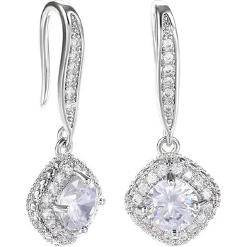 Náušnice IZMAEL Náušnice PA 32649 Stříbrná/Krystálová KP32649