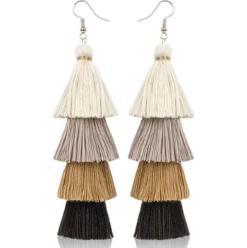 Náušnice IZMAEL Náušnice QU 32602 Hnědá KP32602