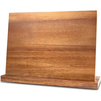 Dřevěný magnetický stojan na nože hnědá