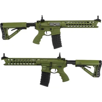 Airsoftová zbraň G&G Airsoftová zbraň GC16 Predator, celokov, elektronická spoušť - Hunter Green