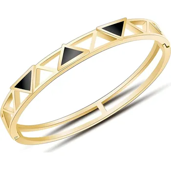 Náramek IZMAEL Náramek ZA 21040 Zl.Růžová/Černá KP21040