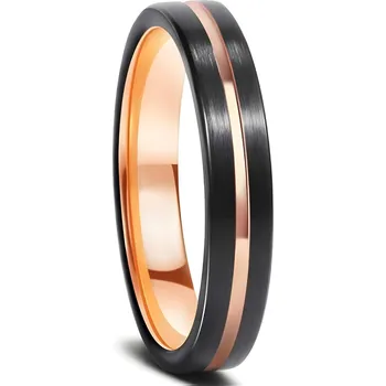 Prsten IZMAEL Prsten DA 32409 Černá/Zlatá/Růžová KP32409 49mm KP32409