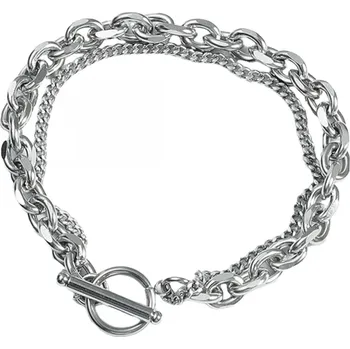 Řetízek IZMAEL Pánsky řetízek na ruku DO 20980 Stříbrná KP20980