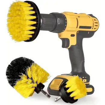 Kosmetická sada Sada čistiacich kief 3ks-Čierna/Žltá