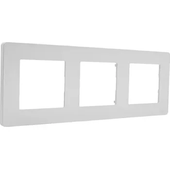 Centrální jednotka pro chytrou domácnost MOES Switch Frame - trojrámeček Bílá