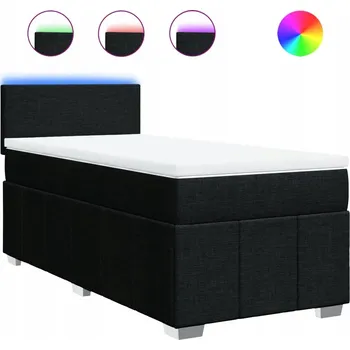 Postel Čalouněná jednolůžková postel 80x200 černá