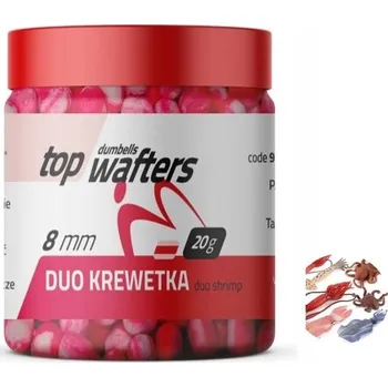 Boilies TOP DUMBELLS WAFTERS DUO KREWETKA MatchPRO 8mm 20g