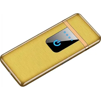 Zapalovač Elektrický zapalovač s USB nabíjením Easy Zlatá