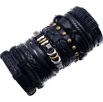 Náramek IZMAEL Pánské náramky DE 34315 Černá KP34315