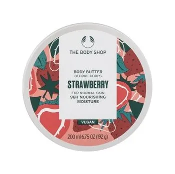 Nestandardní parfém The Body Shop Strawberry Tělové máslo 200 ml pro ženy