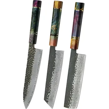 Sada damaškových kuchyňských nožů SE 37549 Multibarevná