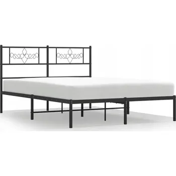 Postel Kovová postel 140x190 černá