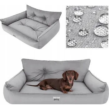 Pelíšek pro psa Doggy kotec pro psa šedá 49 cm x 64 cm