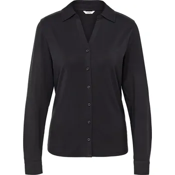 Pánské tričko 713418 - Tchibo - Halenkové triko s knoflíkovou légou - pro ženy - vel. XL 48/50 - barva: šedá