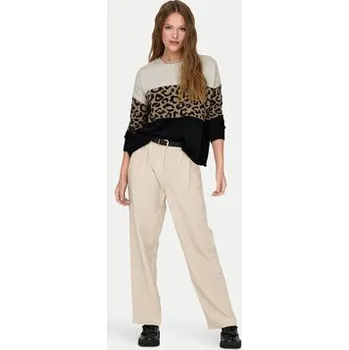 Dámský svetr ONLY Svetr Jade 15294969 Béžová Regular Fit XS