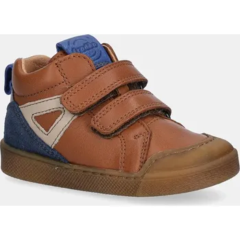 Dámská obuv Dětské kožené polobotky Froddo ROSARIO HIGH-TOP G2110134.4.22.24 hnědá 82X, EUR 23