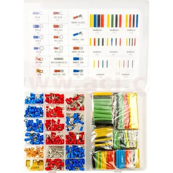 Nářadí na motocykly Sada izolovaných konektorů a smršťovacích bužírek 687 ks