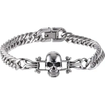 Náramek Free Style Náramek z chirurgické oceli lebka BSS948 Délka náramku: 20 cm