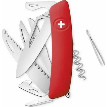 Mačeta Swiza kapesní nůž SH09R Single Hand red + DÁREK