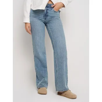 Dámská móda Sinsay - Džíny wide leg s vysokým pasem - tyrkysová - 865EV-65J - 865EV-65J-34