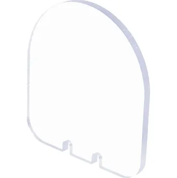 Kolimátor AirsoftPro Náhradní ochranné polykarbonátové sklíčko kolimátorů - 50 x 55 mm, zakulacené